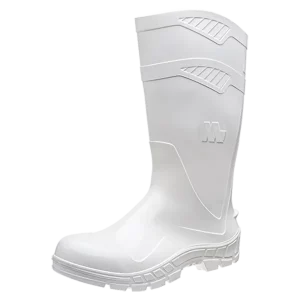 Bota de PVC Alto (AllWork) Branca c/ Forro - Marluvas