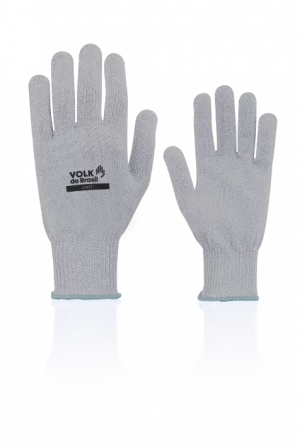 Luva Tricotada Cinza (Corte I) - Volk do Brasil