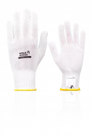 Luva Tricotada Therma Branca (Corte II) - Volk do Brasil