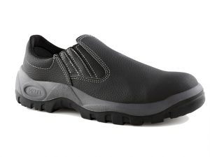 Sapato de Vaqueta com Elástico - Bico Composite