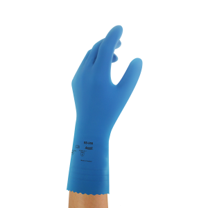 Luva De Látex Silver Azul - Ansell 88-350