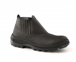 Botina de Microfibra com Elástico - Bico Composite