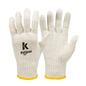 Luva Tricotada De Algodão Branco - Kalipso